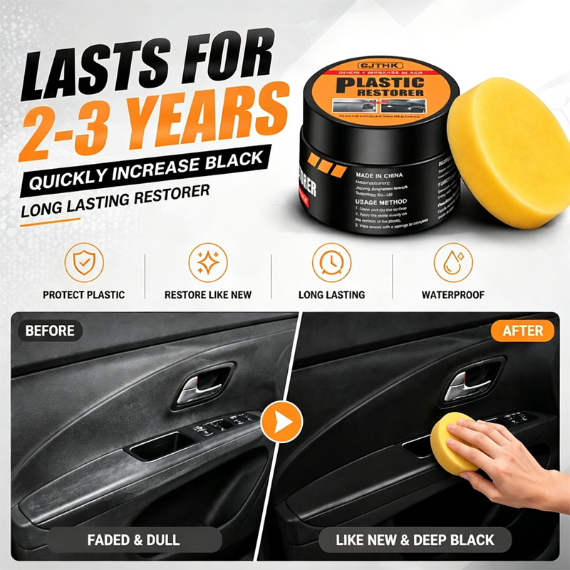 Leather Cleaner Interior - Agent de rénovation pour plastiques automobiles,