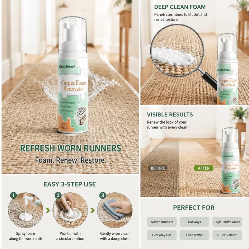 Seat Cleaner Fabric - Dégraissant pour tapis en mousse, nettoyant